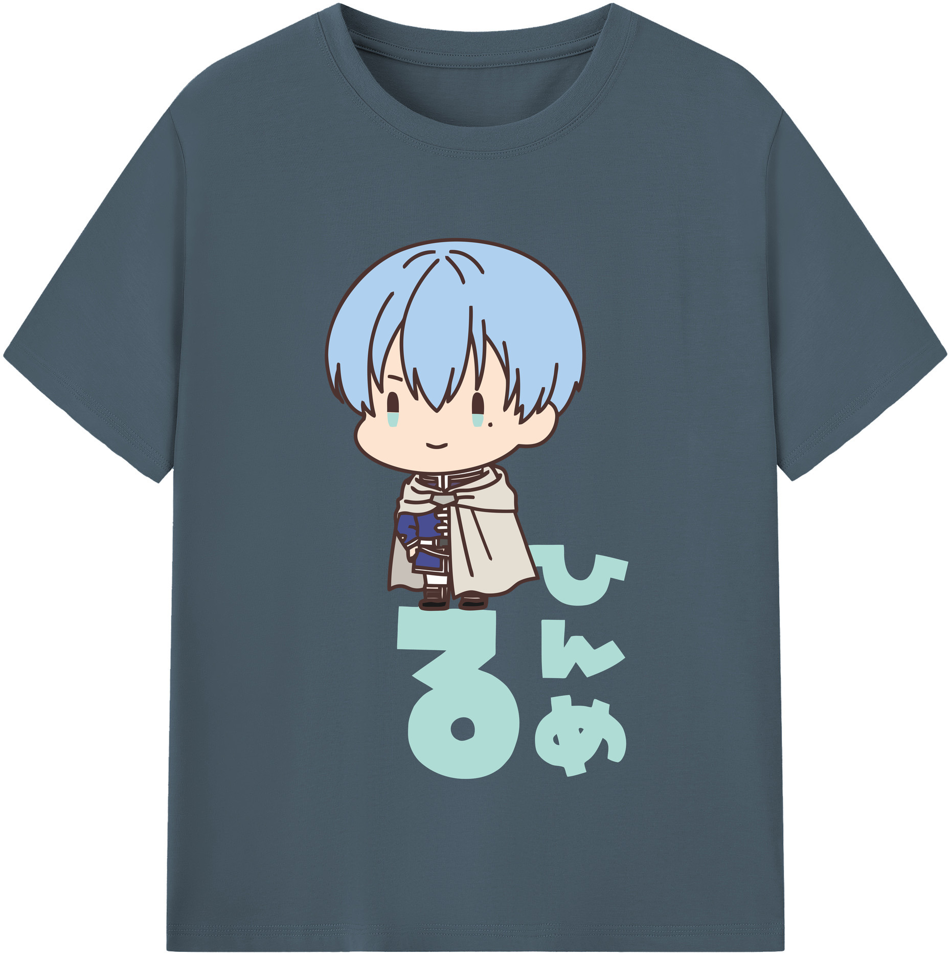 （画像用） 葬送のフリーレン Frieren 綿100％半袖Tシャツ（フロントプリント）